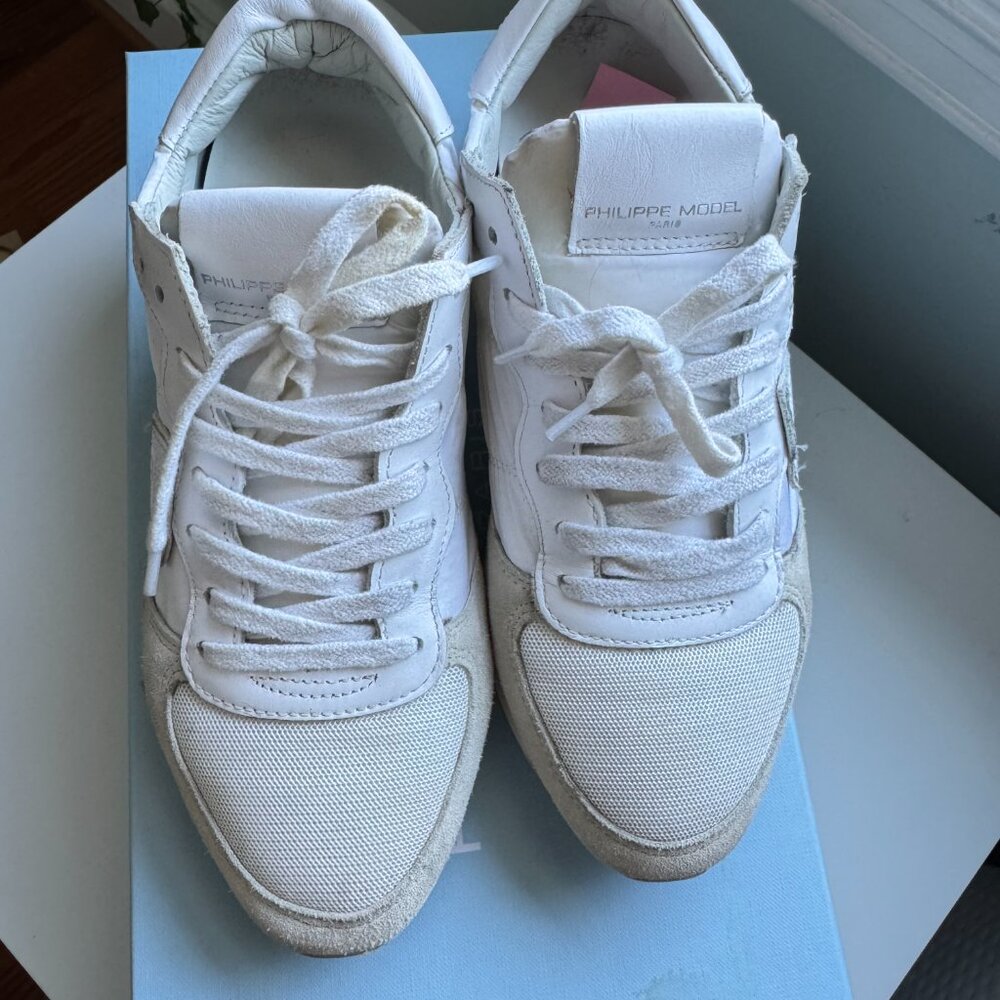 Philippe Model Paris Trpx Basic M Blanc Size 35 S… - image 2